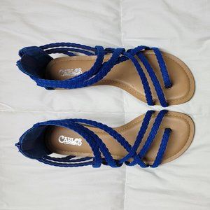 #16 -  NEW - Carlos Santana Amara Royal Sandals